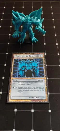 Yugioh Dungeon Dice Monsters obelisk the tormentor custom DDM custom figure card - Image 5