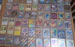 50 Pokemon Card Lots/Including Uncommon/Holos/Rares/Ultra Rares/Secret Rares - Image 1