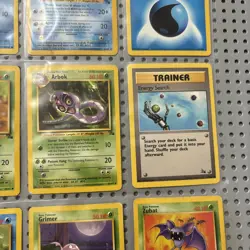 Vintage Pokemon Cards Lot Fossil Set Ekans Arbok Horsea Seadra Evolution Bundle - Image 4