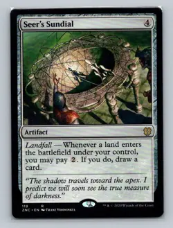 1x MTG - Seer's Sundial (119) - Commander Zendikar Rising - ZNC - NM - Image 1