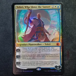 Teferi, Who Slows the Sunset - Foil - Innistrad: Midnight Hunt (Magic/MTG) - Image 1