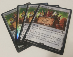 MTG Lord of the Rings C Wizard's Rockets #0252 PLAYSET 4x 2 FOIL / 2 REG - Image 1