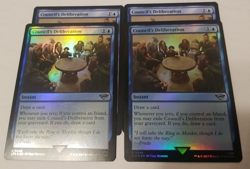 MTG Lord of the Rings Council's Deliberation #0046 PLAYSET 4x 2 FOIL / 2 REG - Image 1