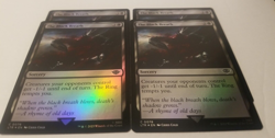MTG 4X FOIL FOIL THE BLACK BREATH Lord of The Rings Common - Image 1