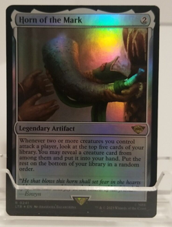 Horn of the Mark FOIL, The Lord of the Rings, MTG LTR NM/M - Image 1