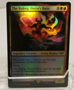 THE BALROG, DURIN'S BANE mtg Lord of The Rings Rare Foil - Image 1