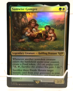 MTG FOIL SAMWISE GAMGEE NM Lord of The Rings Rare - Image 1