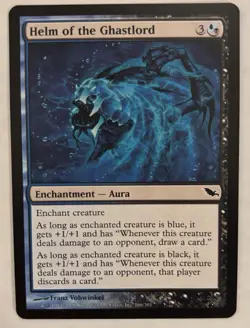 Helm of the Ghastlord Shadowmoor Regular MTG - Image 1