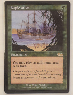 Exploration｜Urza's Saga MTG Magic the Gathering Green Enchantment English - Image 1
