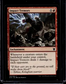 MTG - Impact Tremors - Dragons of Tarkir - NM, English Magic - Image 1