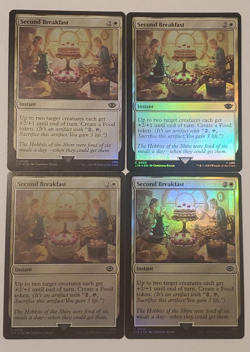 MTG 4X FOIL The Lord Of The Rings Second Breakfast Foil #0029 - Image 1