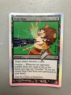 Mtg Unhinged Stop That FOIL NM - Image 1