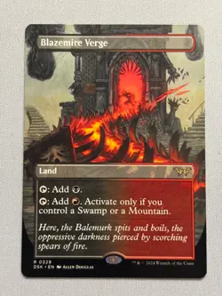 Blazemire Verge - Borderless - Duskmourn - MTG Magic - Image 1