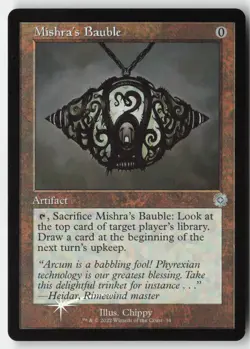 MTG - Mishra's Bauble FOIL U The Brothers' War: Retro Frame Artifacts 34 LP-NM - Image 1