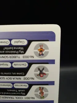 Pokemon E Reader Ruby/Sapphire 2003 Battle Record Card Freezing Ray GBA Game Boy - Image 5