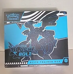 10 ITEMS!🔥Pokemon SV10.5 Black Bolt ETB/Poster Box/Tech Stickers/Mini Tins NEW - Image 4