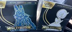 POKEMON MEGA EVOLUTION ELITE TRAINER BOX LOT Lucario & Gardevoir ETB SEALED - Image 1