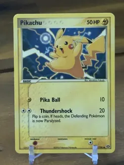 Pokemon TCG - Pikachu 60/106 Non-Holo - 2005 EX Emerald NM - Image 1