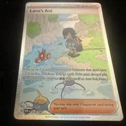 Pokemon TCG - Lana's Aid - 219/167 - SV06: Twilight Masquerade SIR - Image 2