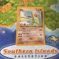 Pokemon Vintage Southern Islands Onix 3/18 Rare WotC Promo English - Image 1