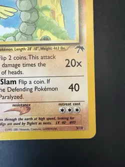 Pokemon Vintage Southern Islands Onix 3/18 Rare WotC Promo English - Image 5