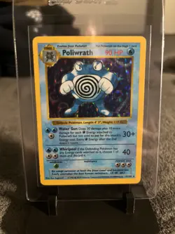 Poliwrath Shadowless Holo Base Set 13/102 Pokemon TCG WOTC Rare 1999 Vintage - Image 1