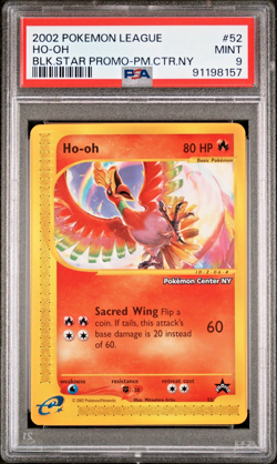 Ho-Oh #52 - 2002 Pokemon Center New York Promo - PSA 9 MINT - Image 1