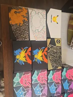 18x Empty Pokemon TCG Trainer Boxes ETBs Evolutions, Hidden Fates, Champions... - Image 2