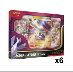 Pokemon Mega Latias ex COLLECTION CASE Sealed 6 Boxes - Image 1