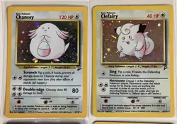 CHANSEY CLEFAIRY Base Set 2 HOLO Cleffa Call Of Legends Reverse Pokemon Lot - Image 2