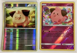 CHANSEY CLEFAIRY Base Set 2 HOLO Cleffa Call Of Legends Reverse Pokemon Lot - Image 3