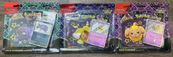 SET OF 3 - SEALED Pokemon TCG Paldean Fates Tech Sticker Collections (1 of each) - Image 1
