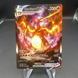 Pokemon TCG Charizard VMAX SWSH261 Full Art Ultra Rare Black Star Promo NM - Image 1