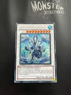 YUGIOH TRISHULA DRAGON OF THE ICE BARRIER SECRET RARE HA04-EN060 1ST EDITION - Image 1