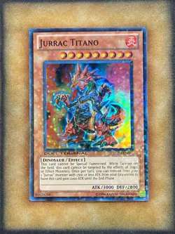 Yugioh Jurrac Titano DT03-EN067 Duel Terminal Super Rare NM - Image 1