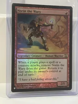 MTG Norin the Wary Foil Mystery Booster Card #171 - Image 1
