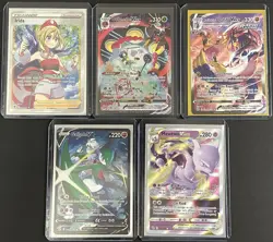 Pokemon Lot Of 5 Cards Irida Orbeetle VMAX Urishifu VMAX Gallade V Mewtwo VSTAR - Image 1