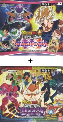 Dragon Ball Super Card Game Booster Box Malicious Machinations + Clash of Fates 811039032425 - Image 1