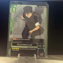 Gundam War Trading Card Duo Maxwell Operation Meteor - Image 1
