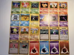 24 Card Pokemon Japanese Base Set Vintage Lot - No Duplicates! US SELLER - Image 1