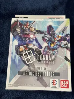 Sealed Starter Deck 01: Heroic Beginnings Gundam Card Game English - Image 1