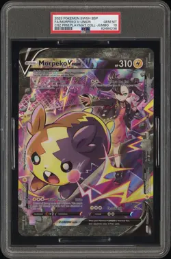 PSA 10 Jumbo Marnie Morpeko V-Union SWSH289 Promo Oversize Pokemon Card GEM MINT - Image 1