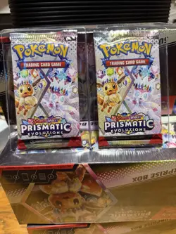 Pokemon Prismatic Evolutions Booster Pack - 10 Cards/Pack - Random Art - SEALED - Image 2