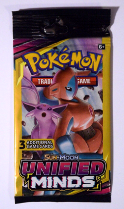 POKEMON SUN & MOON UNIFIED MINDS 3 Card Booster Pack 2019 - NEW - SHIPS FREE! - Image 1