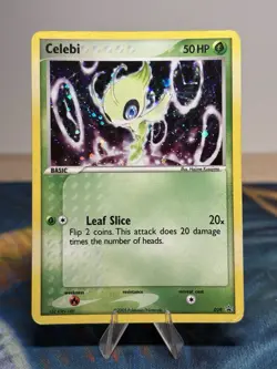 Celebi 029 Holo Rare Ex Era Nintendo Black Star Promo Pokemon Card MP - Image 1