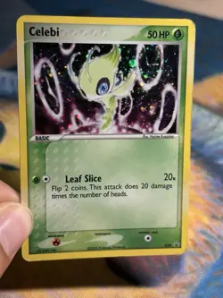 Celebi 029 Holo Rare Ex Era Nintendo Black Star Promo Pokemon Card MP - Image 3