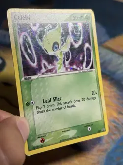 Celebi 029 Holo Rare Ex Era Nintendo Black Star Promo Pokemon Card MP - Image 4