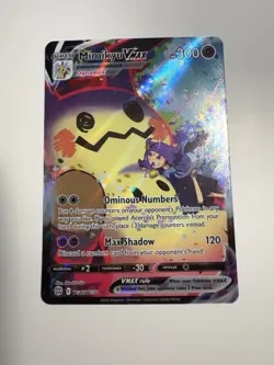 Pokemon Mimikyu VMAX Holo Ultra Rare TCG Card 2022 Brilliant Stars TG17/TG30 NM - Image 1