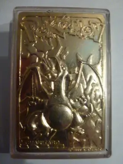 Pokemon 23k gold plated trading card Charizard UNTOUCHED IN BOX WOW ! - Image 1