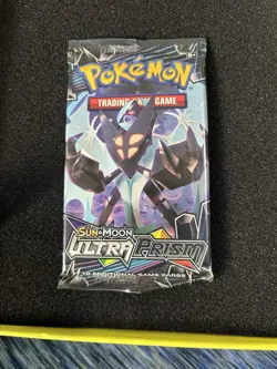 POKEMON SUN & MOON ULTRA PRISM Sealed 10-Card BOOSTER PACK (Dawn Wings Necrozma) - Image 1